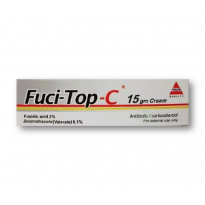 FUCI TOP C CREAM ( BETAMETHASONE + FUCIDIC ACID ) 15 GM